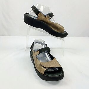 Wolky Women's Sandals in Black and Bronze